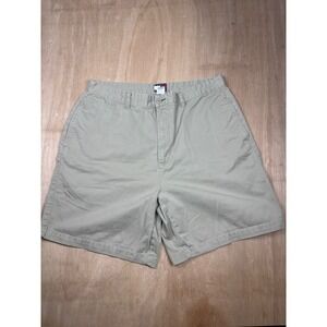 Tommy Hilfiger Men's Khaki Chino Shorts Classic Fit Casual Summer Size 36